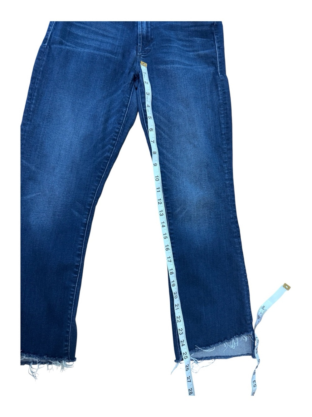MOTHER Dark Blue High-Rise Flare Jeans - Picture 3 of 8